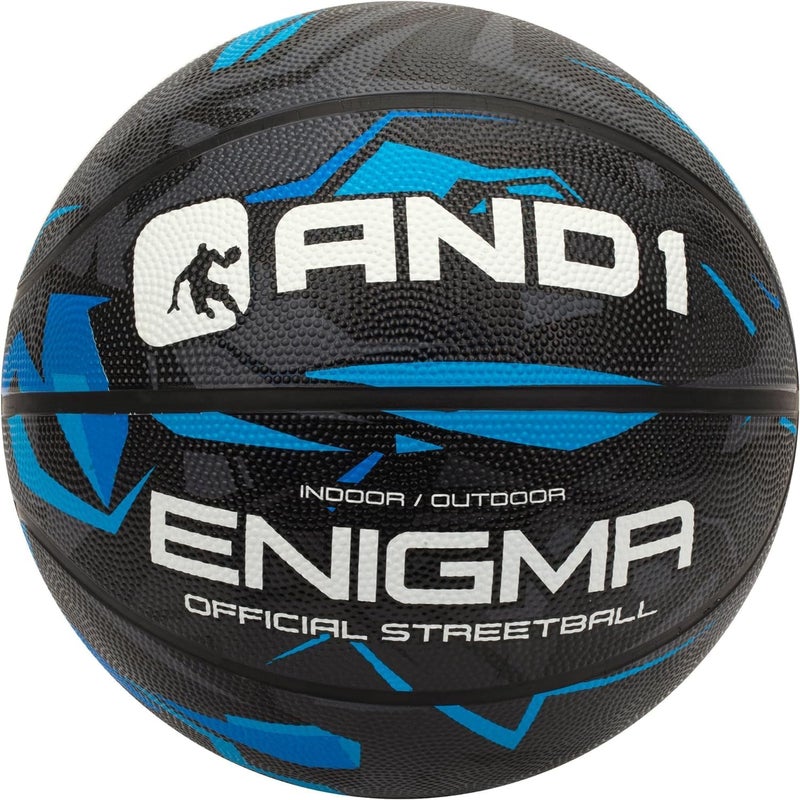 And1 Enigma Basketball - Streetball for Indoor and Outdoor Use, Deep Channel Construction and Durability - Image 1